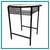 Contemporary Round Black Metal Side Table 1 thumbnail