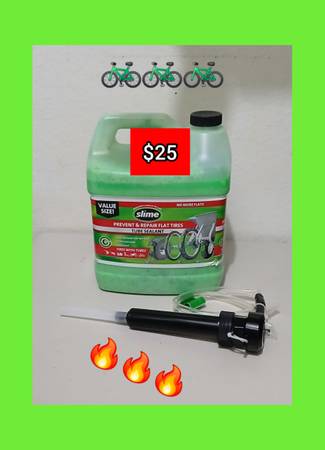 SLIME SEALANT TUBE FLAT BIKE 1