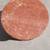 Vintage Custom Brueton? Polished Steel Drum Side Table Pink Marble Top 11 thumbnail