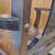 Vintage Walnut Queen Ann Back Accent Arm Chair with Leather Seat 7 thumbnail