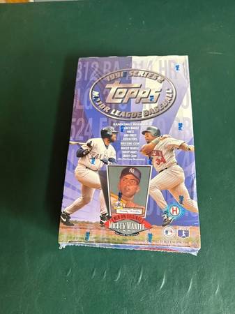 1996 TOPPS BASEBALL WAX BOX-SERIES 2 1