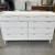 Lee Mid Century Modern 9 Drawer Solid Wood Dresser in White 1 thumbnail