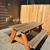 Solid Wood Picnic Table with Attached Benches 2 thumbnail