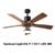 MODERN FORMS 54 INCH CEILING FAN FR-W1811-5-MB/DK 2 thumbnail