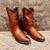 Abilene Western Brown Leather Cowboy Boots Men's 13 EE/2E - Lot #2 1 thumbnail
