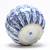 Blue & White Porcelain Pumpkin Shaped Covered Jar 4 thumbnail