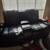 Black Dual Powered Reclining Love Seat 3 thumbnail