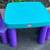 VTG Little Tikes Teal Table Chunky Chairs Made USA Child Size 3 thumbnail