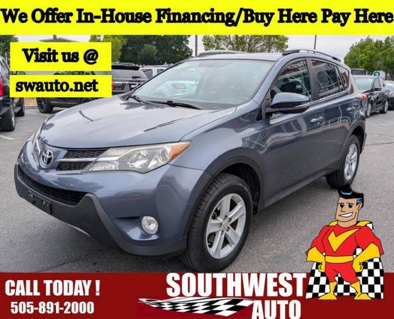 2013 Toyota RAV4 XLE 4dr SUV 100% GUARANTEED CREDIT APPROVAL! 1