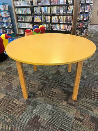 Round Wooden Table 1