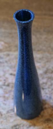Vaso delgado esmaltado azul metálico y gris - Hecho a mano en Japón - $500 (san jose downtown)63471476757763124
