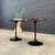 Pair of Vintage Multi-Wood Tulip Style Side Tables 2x 5 thumbnail