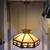 Antique Rare Slag Glass Ceiling Fixture W/Sailboat Theme 1 thumbnail