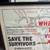 WORLD WAR 1 ORIGINAL RELIEF POSTER "SAVE THE SURVIVORS" 1915 WW1 WWI 3 thumbnail