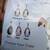 Easy Arranger Dangles - (5) Clear Dangles or Attachable Gems - New 9 thumbnail