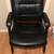 Black faux leather chair 1 thumbnail