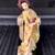 Vintage Japanese Figure Doll On Wood Pedestal Stand GEISHA GEIKO Kimon 1 thumbnail
