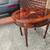 Hekman Inlayed Marketry Mahogany Oval Table 1 thumbnail