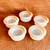 Frosted Glass Chandelier Shades Set of 5 1 thumbnail
