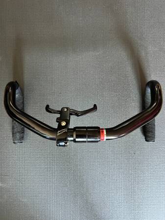 NITTO Japan Race Bicycle 380mm Drop Handle Bar With Double Lever Fixed 1