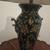 Table Lamp Hand Painted Black Lacquer Asian Oriental Lamp 7 thumbnail