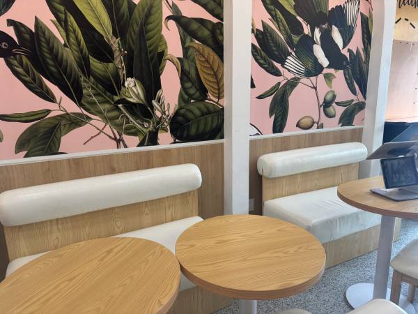 Modern style wall 3 benches 1