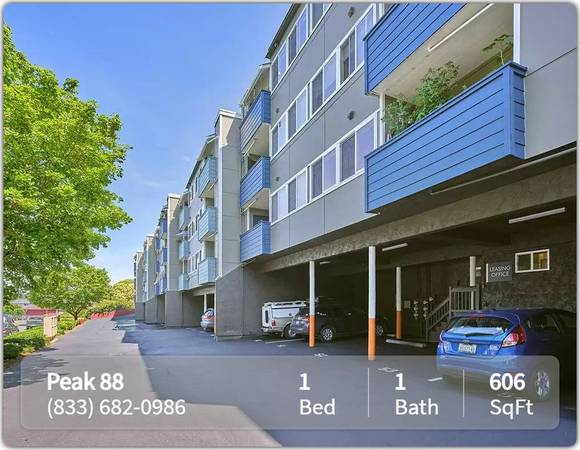 $1,895 / 1br - 606ft2 - ¡Un mes gratis al mudarte! Gran comunidad para gente excelente. ¡Visítanos hoy! (Renton - Renton Diamond Plaza)63688296278531122