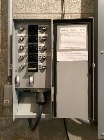 Reliance ProTran2 Generator Panel Transfer Switch Model #R30310 B 1