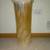 20" White W/Beige Opalescent Vase 3 thumbnail