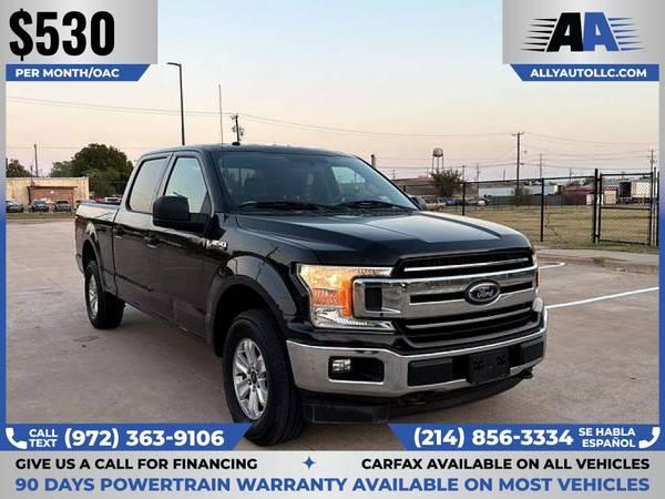 $530/mes - 2018 Ford F150 F-150 SuperCrew Cab XLT Camioneta 4D 4x4 - $19,995 (Ally Auto LLC)63489167738497124