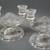 Vintage Jeanette Glass Pair Double Arm Sunburst Glass Candlesticks 8 thumbnail