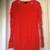 BLQ MKT BLACK MARKET ORANGE LONG SLICED SLEEVE MINI DRESS Sz Small 1 thumbnail