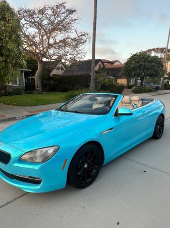 2012 BMW 640i Convertible 2D 3.0 Turbo 75k miles - $15,500 (San diego)63470773128065122