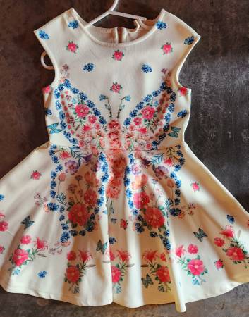 Hanna Banana by Sarasara flower butterfly dress 1