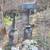 2 MAILBOX posts mounted in old FarmMILK CANS 3 thumbnail