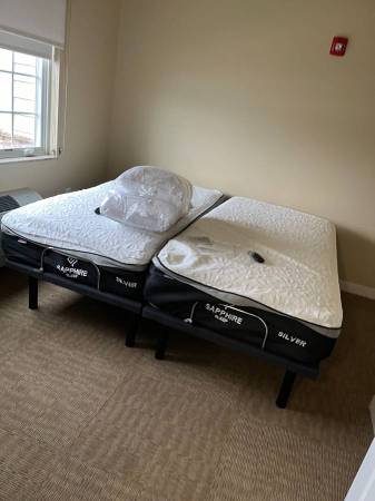 TWO ADJUSTABLE TWIN BEDS 1