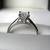 1.55 CT Princess Cut Diamond Solitaire Ring 14k Gold 5 thumbnail
