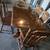 SPECIAL Wood Table (6) Chairs Solid Piece Glass Covers Table Top 1 thumbnail