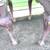 EndTables: Pair of Purple accented End Tables w/ glass inserts 5 thumbnail