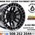 A101 MESA WHEELS SATIN GUM METAL CENTER W/BLACK LIP W/16 SPOKES RIMS 23 thumbnail