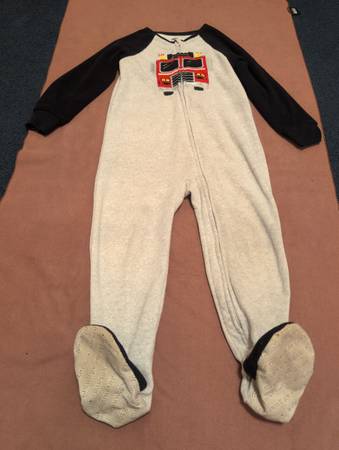 4T Firetruck Zip up Pajamas  - Kids Headquarters 1
