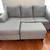 Grey Sectional with Switchable Chaise w/Ottoman 1 thumbnail
