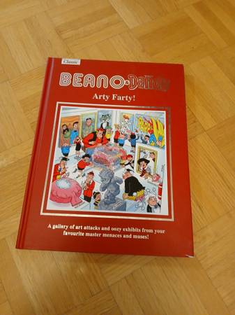 BEANO DANDY - ARTY FARTY hardcover book 1