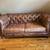Restoration Hardware Kensington Leather Couch 1 thumbnail