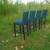 Navy Blue Upholstered Bar/Counter Stools 11 thumbnail
