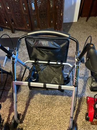 Rollator - Lightweight Walker Rollator with Storage - 4 to choose ftom - Only $3 1