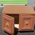 Cabinets: Storage: Blonde Low Storage Cabinet w/ Two Solid Wood Doors 2 thumbnail