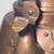 ANTIQUE Kettle Tea Pot Copper HANDMADE Embossed Hammered Silver Brass 4 thumbnail