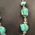 Vintage Turquoise (Howlite)Necklace with Teardrop Shaped Pendant 5 thumbnail