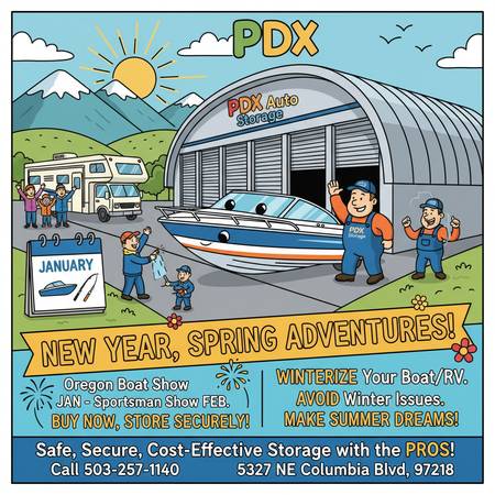 BOAT SHOW, SPORTSMAN SHOW,WINTERIZING TOYS,PDX AUTO STORAGE Check List 1